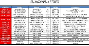 Horarios Agustinos